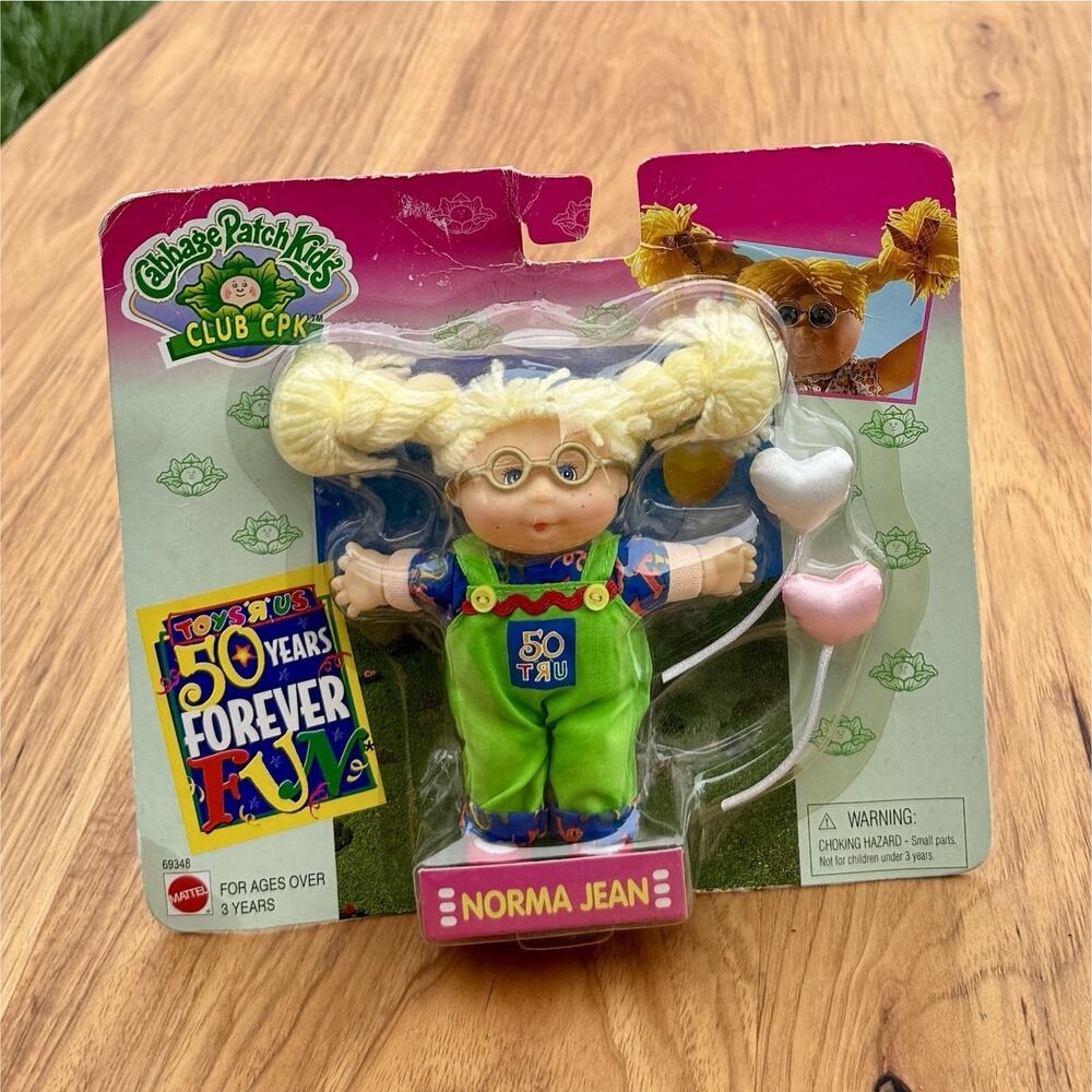 Cabbage Patch Kids Club CPK "Norma Jean" Doll – 1998 Toys R Us 50th Anniversary